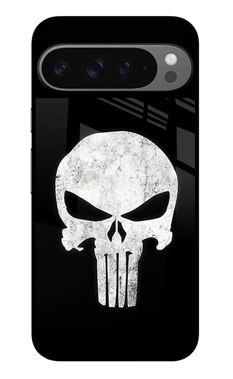 Buy Now Punisher Skull Glass Case for Google Pixel 9 Pro Online | Casekaro