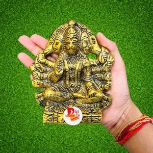 sanskaari Panchmukhi Hanuman ji Murti / Bajrangbali Decorative ...
