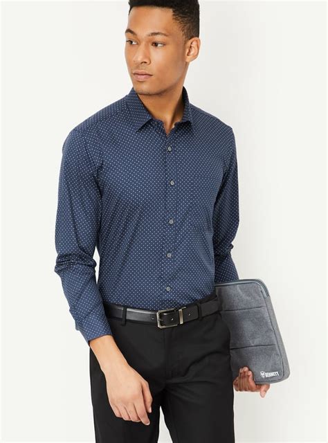 Buy Men Printed Slim Fit Shirt Online at just Rs. 799.0 - 1000014804731 ...