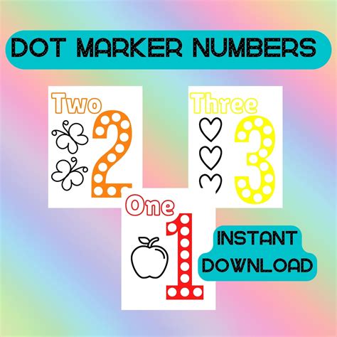 Dot Marker Numbers, Learning Numbers, Printable Worksheets, Dot ...