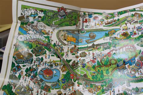 1988 Opryland USA Theme Park Map Citigraph | #4704874221