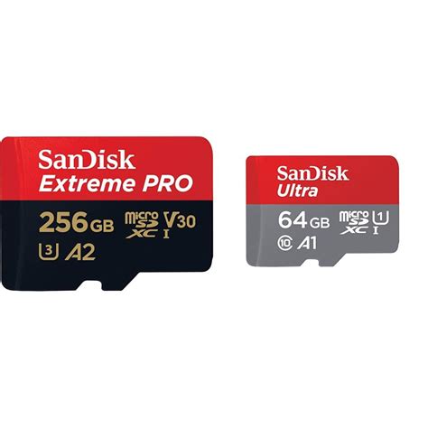 SanDisk Extreme Pro 256GB microSDXC UHS-I, V30, 200MB/s Read, 140MB/s ...