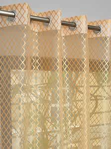 Buy Yarnis Polyester Sheer Aroma Net Curtains, 9 Feet Long, Set of 2 ...