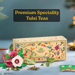 Premium Speciality Tulsi Tea Box – Organic India