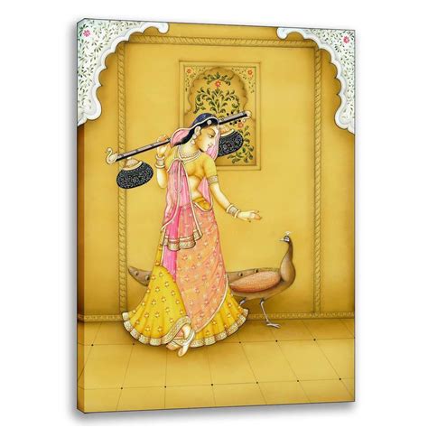 Musical Lady - Ragini, Rajasthani Art, Indian Traditional Art, Cultura ...