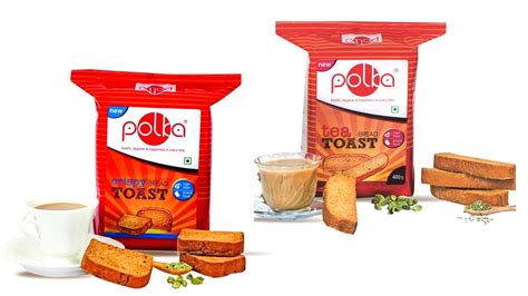 POLKA PACK OF 6 SUJI Rusk, 3 Crispy Toast, 3 Tea Toast,2400 Gm, RUSK ...