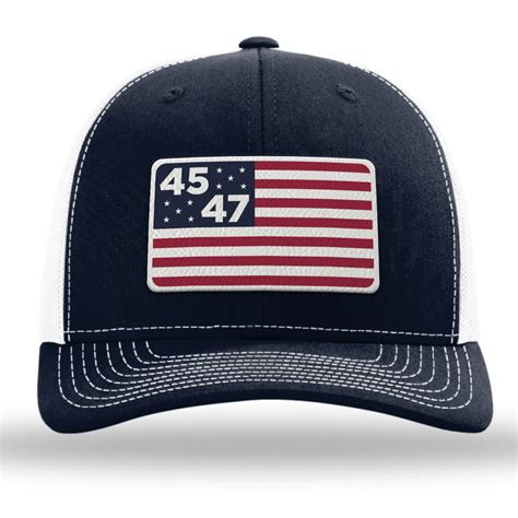 45th & 47th President Flag Hat – Proud Patriots