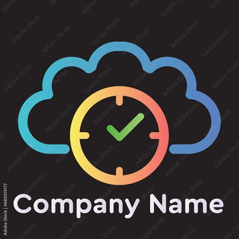 Time logo clock logo time food logo time tech logo vector image Stock ...