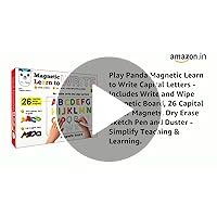 Buy Play Panda Magnetic Learn to Write Capital Letters - Includes Write ...