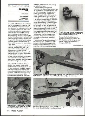 Speed Control Line Model Airplanes 的图像结果