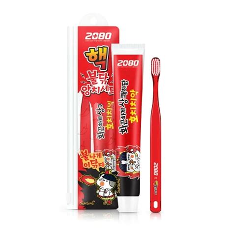 2080 X Samyang Buldak Spicy En Korean Ramen Toothpaste Full ...
