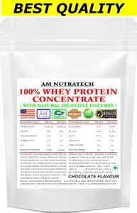 A M NUTRATECH 100% Whey Protein Whey Protein Price in India - Buy A M ...