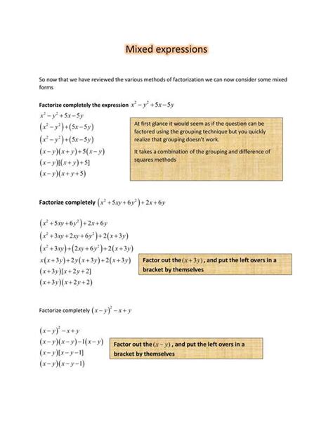 Math Factorization Algebra 的图像结果