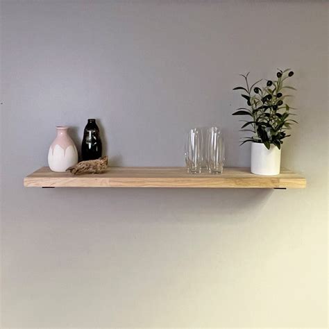 Butcher Block Wall Shelf - Red Oak, Warm & Durable - The Millwork Outlet
