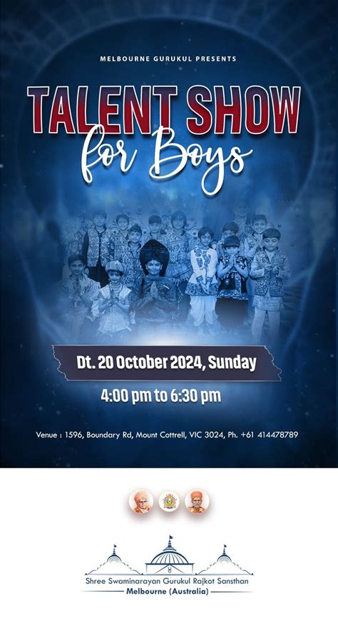 Boys Talent Show 2024, 1596 Boundary Road, Mount Cottrell, VIC ...
