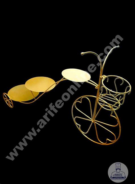 CAKE DECOR™ 3 Tier Cycle Stand Metal Cake Stand (SBCS-177)