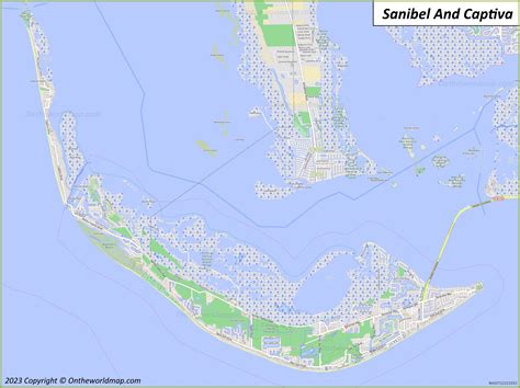Sanibel and Captiva Map - Ontheworldmap.com