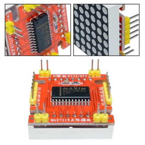 MAX7219 LED Dot Matrix Common Cathode India | Ubuy