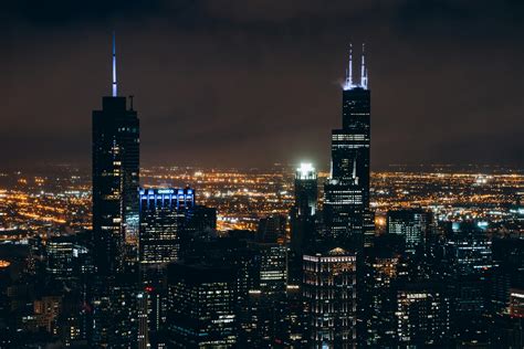 High-Rise Buildings Night. View 的图像结果