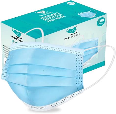QUARANT Melt Blown - SMMS Fabric 3 Ply Disposable Face Mask with Nose ...