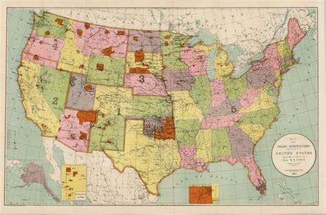 Native American Reservations Today Map