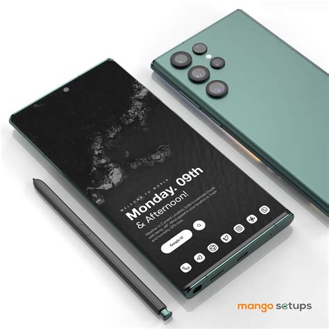 Dark Mountains | Nova Launcher Android Homescreen Setup No.452