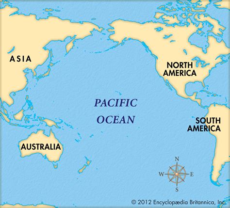The pacific ocean has double the area and over double the water volume ...