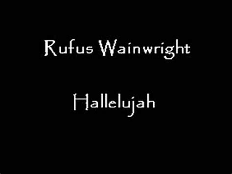 Aleluya Rufus Wainwright
