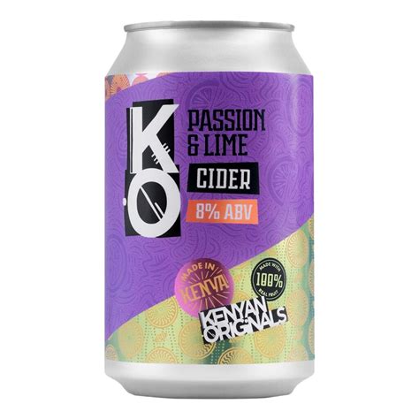 KO PASSION AND LIME 330ML CAN