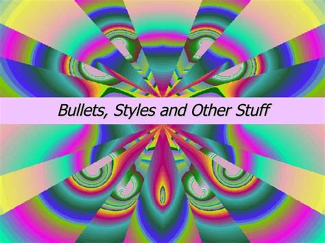 Image result for Bullets Examples