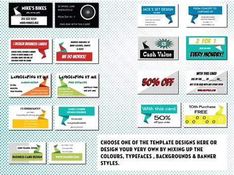 Business Card One Time Promo Offer 的图像结果