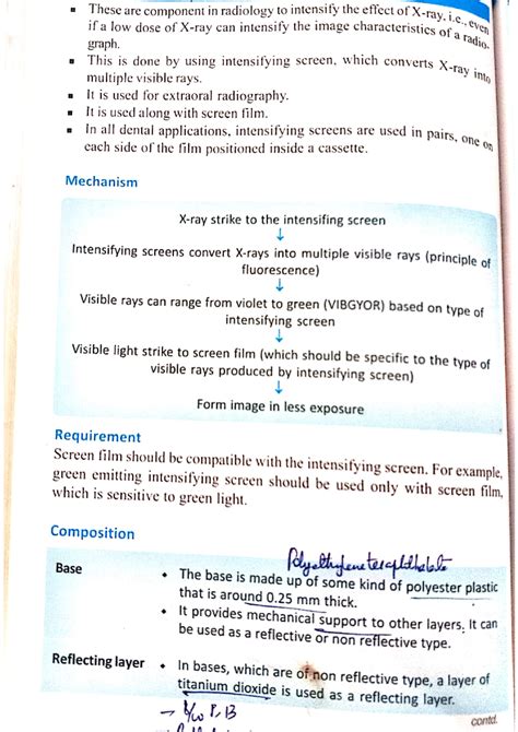 Intensifying screens - BDS - Studocu