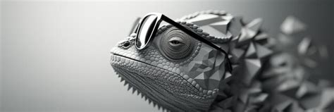 A lizard wearing sunglasses and a hat | Premium AI-generated image