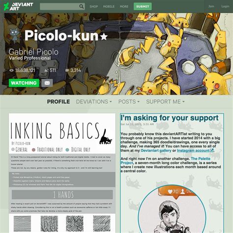 Image result for deviantART User Profile