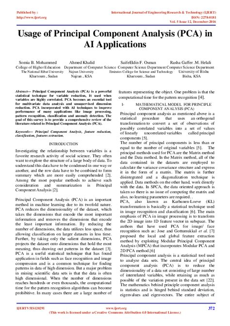 Image result for Principal component analysis PCA Applications