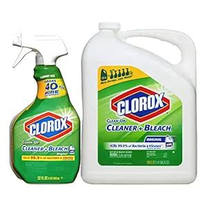 Clorox Clean-Up Cleaner Spray with Bleach and Refill Combo, 32 Ounce ...