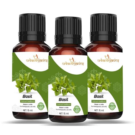 Buy Urbanorganics Basil Essential oil 100% Pure And Natural Essential ...