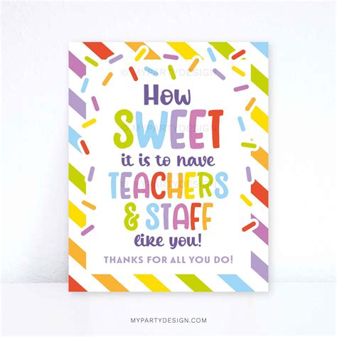 Teacher Appreciation Sayings Using Candy 50 Cute Sayings For Teacher