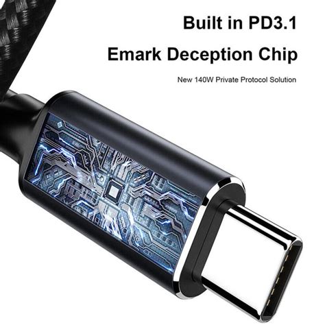 TECPHILE CC1 140W Type C to DELL Laptop Charging Cable | Concept Kart