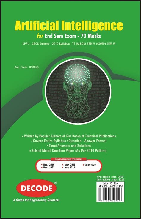Amazon.in: Buy Artificial Intelligence for SPPU 19 Course (TE - SEM VI ...