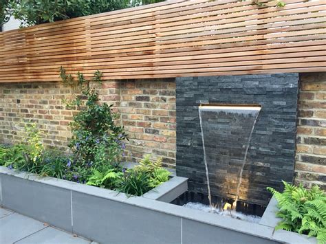Slate wall water feature | Water features in the garden, Patio water ...