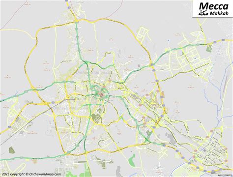 Mecca Map | Saudi Arabia | Discover Mecca (Makkah al-Mukarramah) with ...