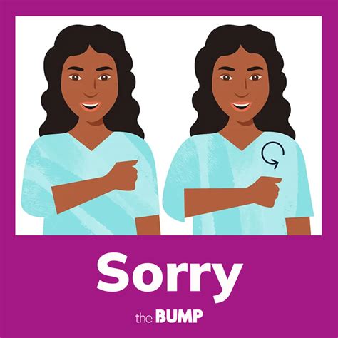 Image result for Sorry Sign Language
