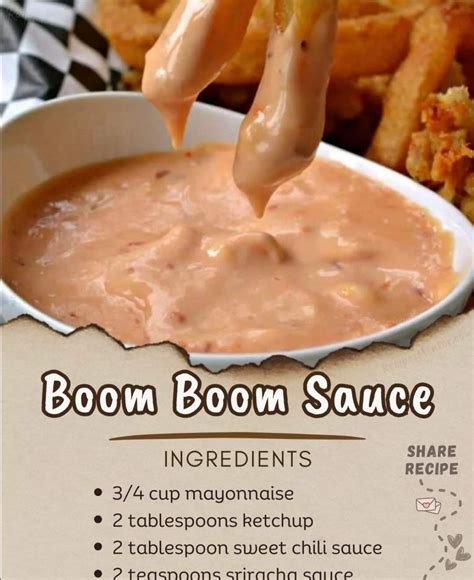 Boom boom sauce – Artofit