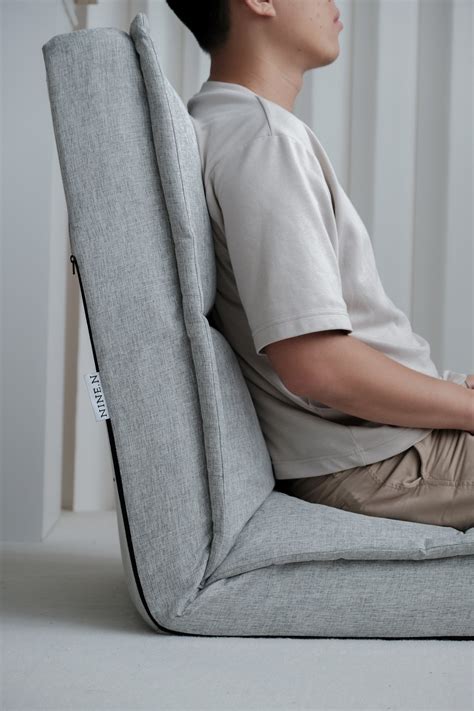 (PRE-ORDER) Kaiteki Floor Recliner in Linen – NINE.N