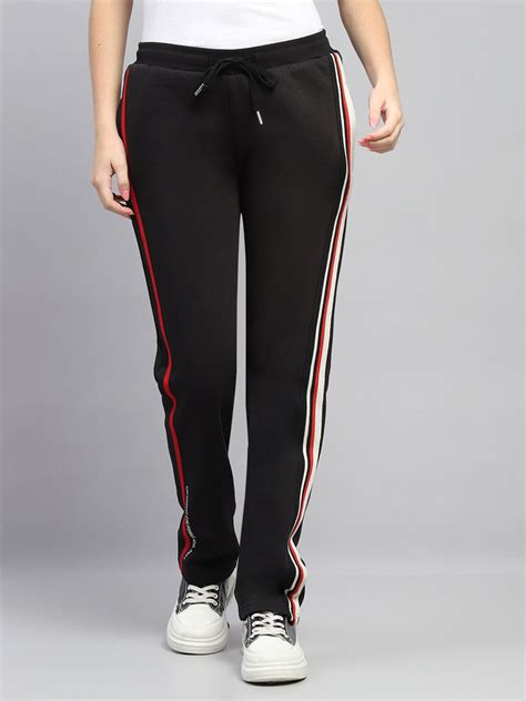 Buy Women Black Solid Regular Fit Lower Online in India - Monte Carlo