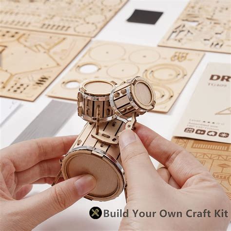 ROBOTIME Wooden Craft Kits for Kids 3D Wooden Puzzle India | Ubuy
