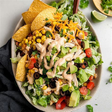 Quick & Fresh Chicken Taco Salad Recipe for Tasty Dinners - Dave's Grill