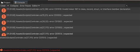 Unity Error Cs1514 Post-Processing 的图像结果