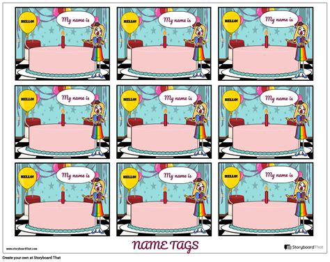 Storyboard That: Create Custom Name Tags Online in 2025